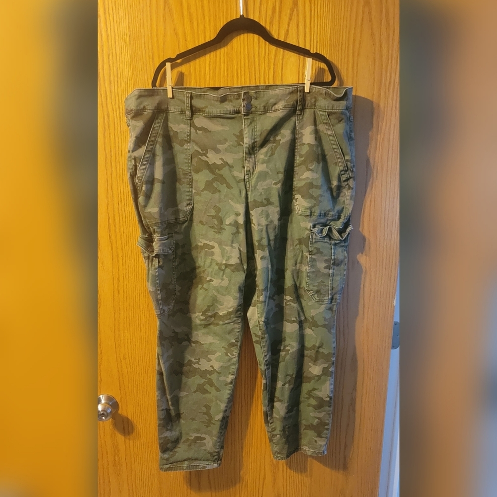 Terra & sky camo cargo pants